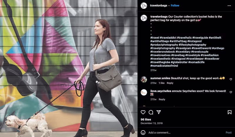 Cover image for Travel Accessories Instagram Posts & Influencer Strategy