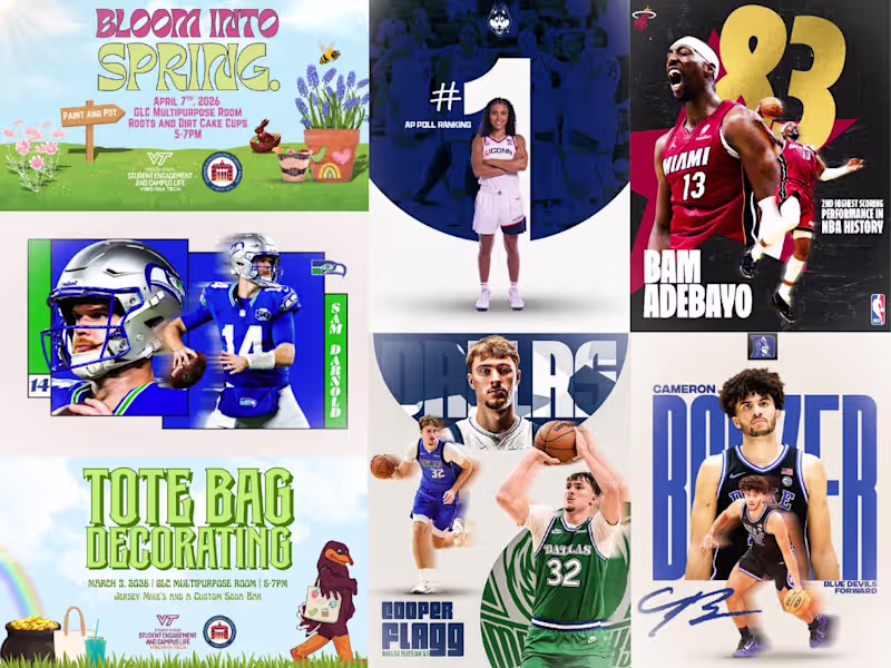 Cover image for Professional Sports Graphics & Event Marketing Kit