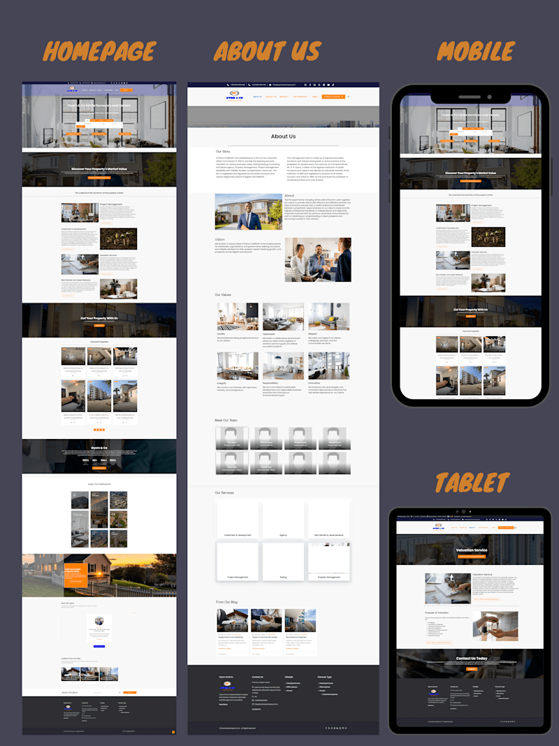 Cover image for Oyom & Co: Website Design