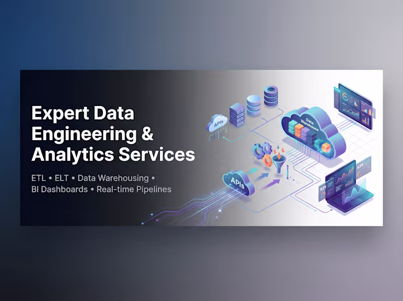 Cover image for Expert Data Engineering & Analytics Services
