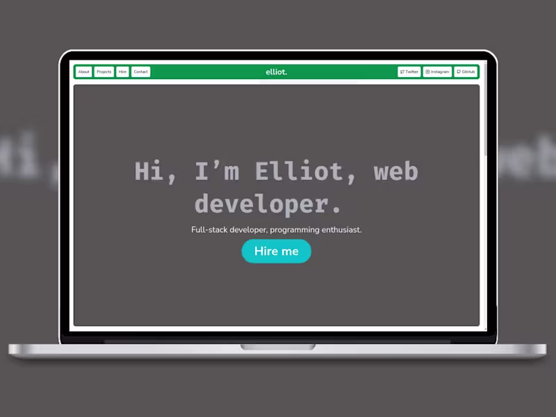 Cover image for Portfolio Website