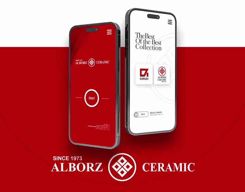 Cover image for Alborz Ceramic - Smart Catalog Design