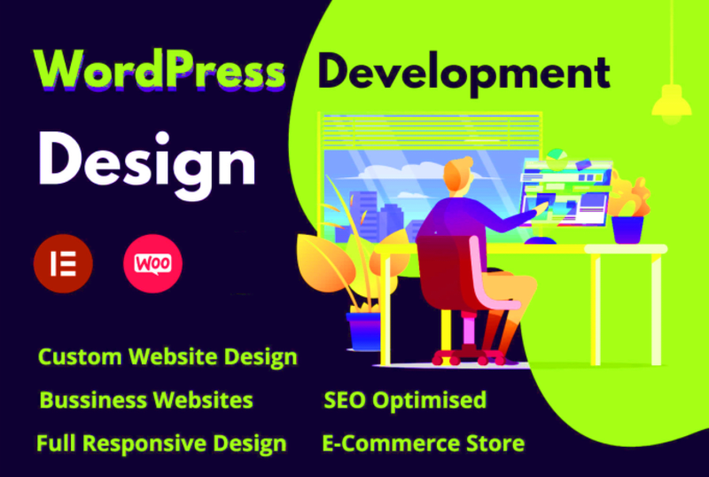 Cover image for I will design a construction website, hvac wordpress handyman w…