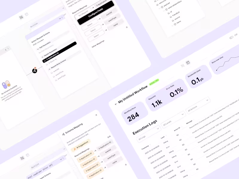 Cover image for UX Design for Tandem's Low-Code API Platform