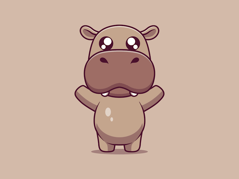 Cover image for Cute Hippo