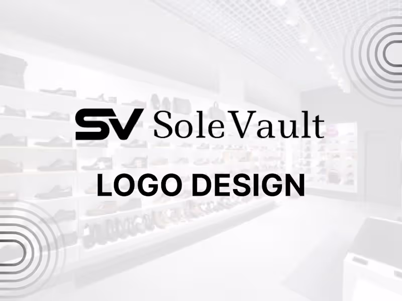 Cover image for Sole Vault  | Logo Design Service