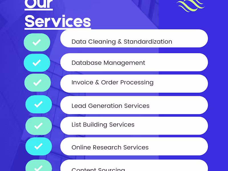 Cover image for Data Entry Specialist| Lead Generation| List Building