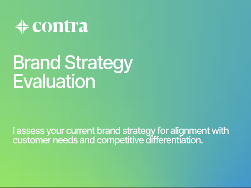 Cover image for Brand Strategy Evaluation