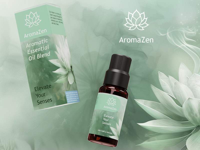 Cover image for 3d Packaging - Essential Oil Branding | Blender