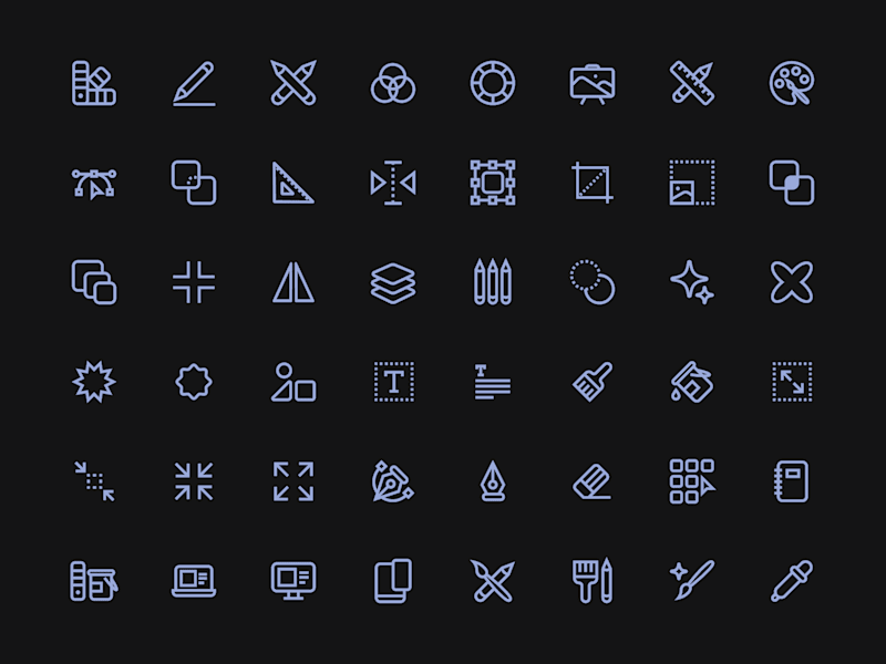 Cover image for Graphic Design and Development icon pack