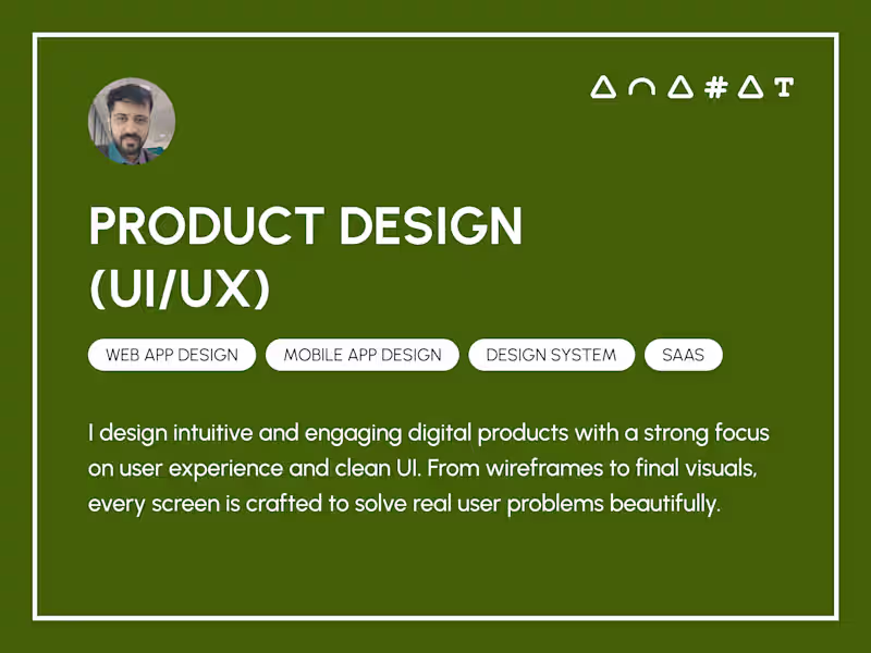 Cover image for Product Design, UI/UX Design