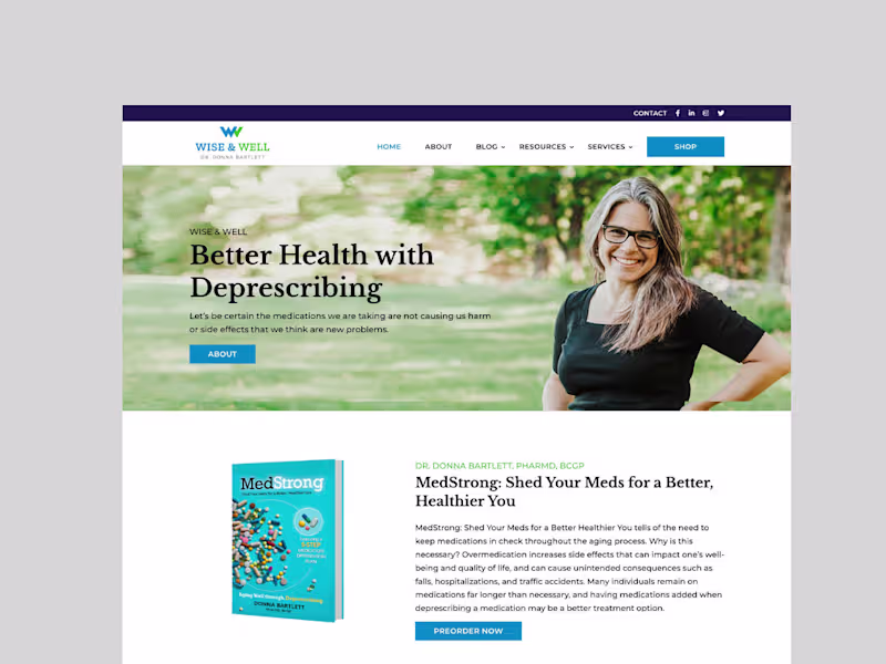 Cover image for WordPress Website: Author Website