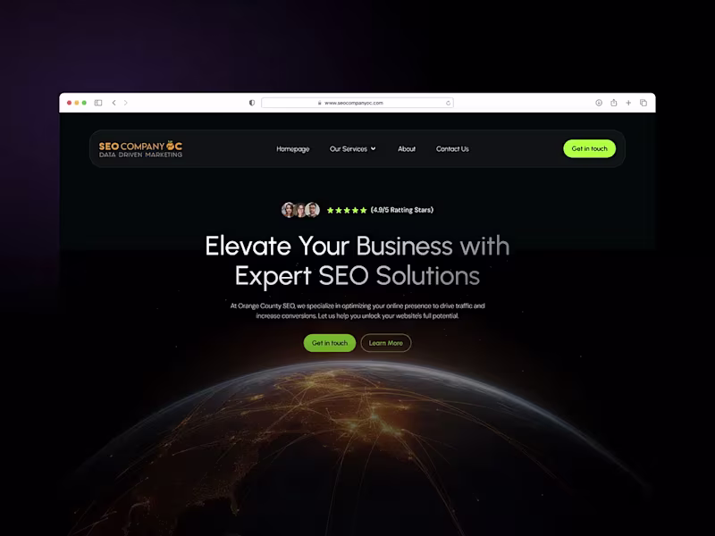 Cover image for High-Converting Landing Page for SEO Agency