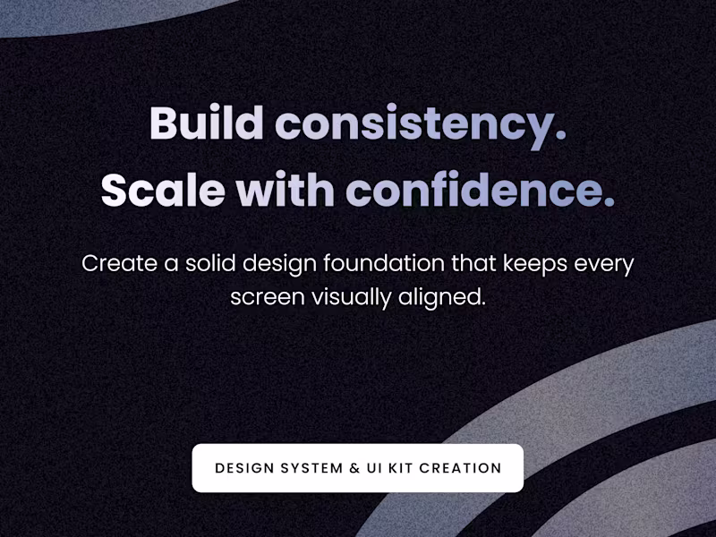 Cover image for Design System & UI Kit Creation