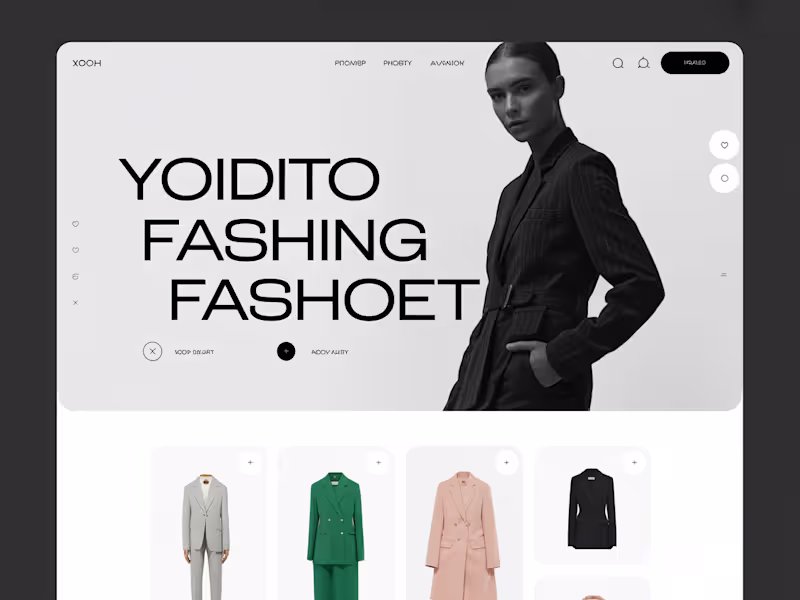 Cover image for UX/UI design for Fashion Brand