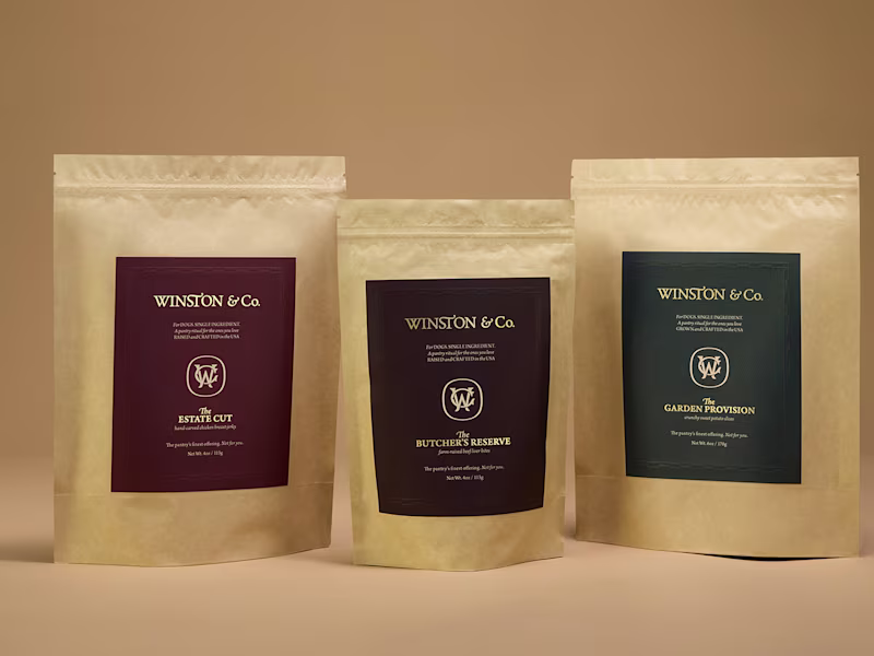 Cover image for Luxury Dog Treat Design for Winston & Co