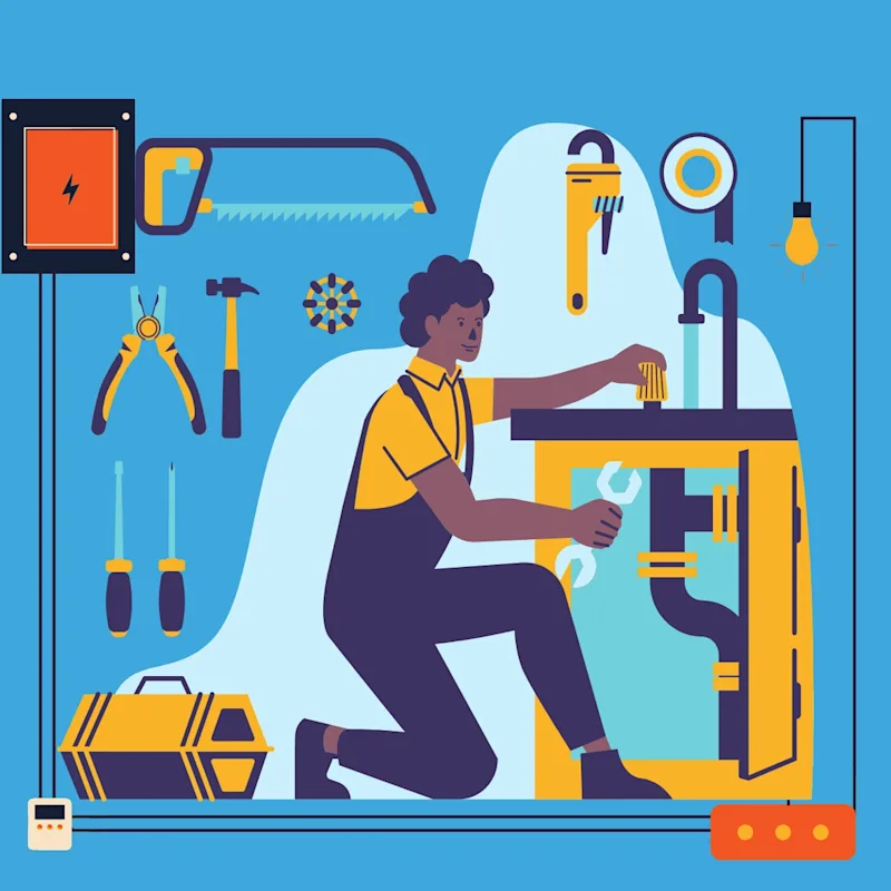Cover image for Plumbing Services Flyer Design