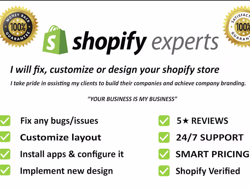 Cover image for Shopify store redesign