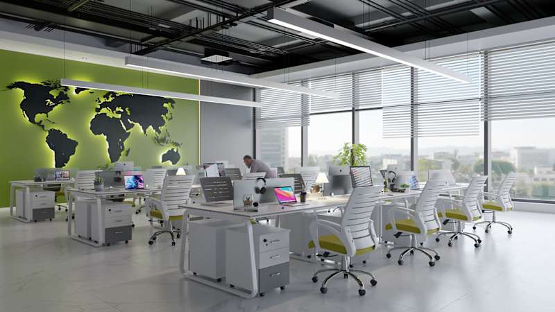 Cover image for Modern office interior design and rendering