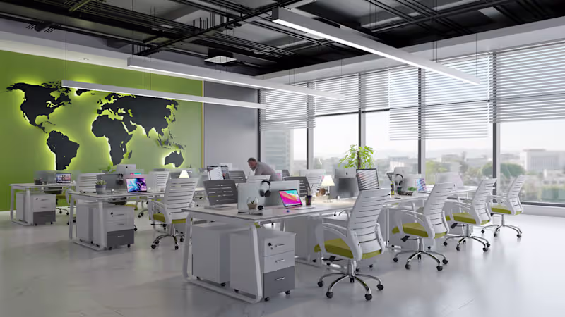 Cover image for Modern office interior design and rendering