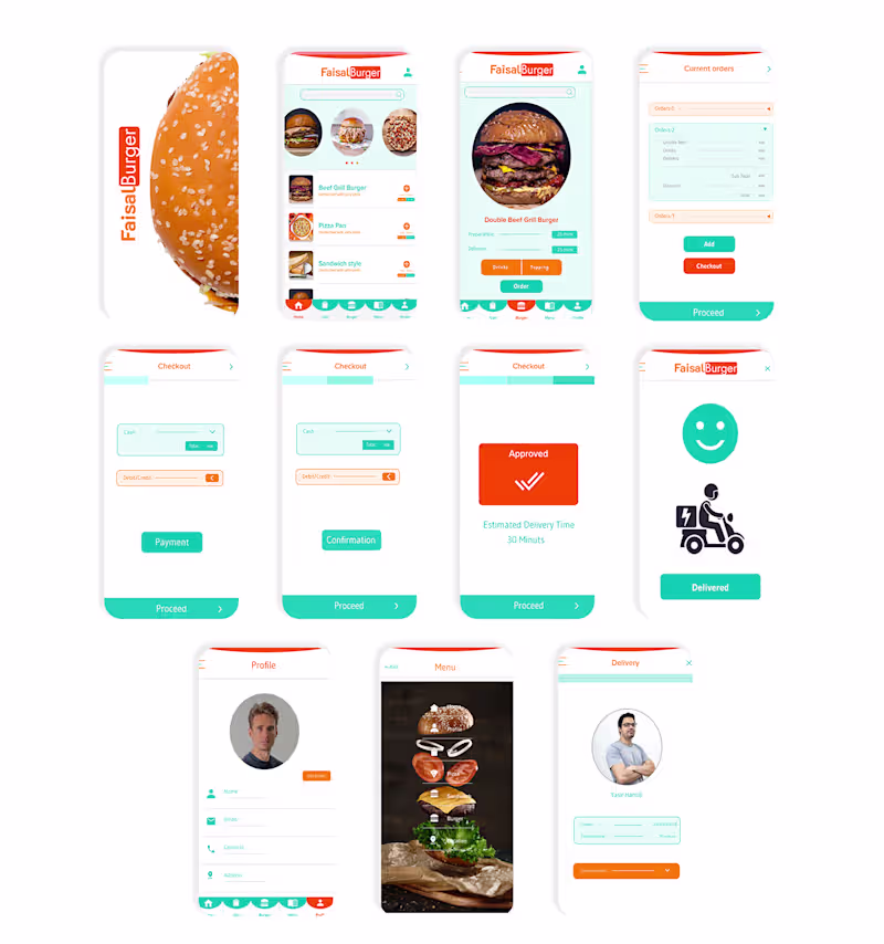 Cover image for Dedicated Food App (UX Lead, UX-design) on Behance