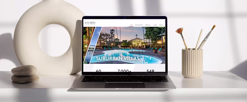 Cover image for Transforming Spaces | Website Revamp for E&S Ring Co. 