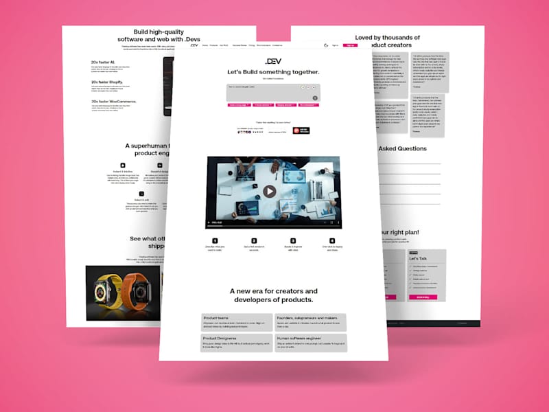 Cover image for BlueOlive’s .DEV – AI-Powered No-Code Website & App Builder
