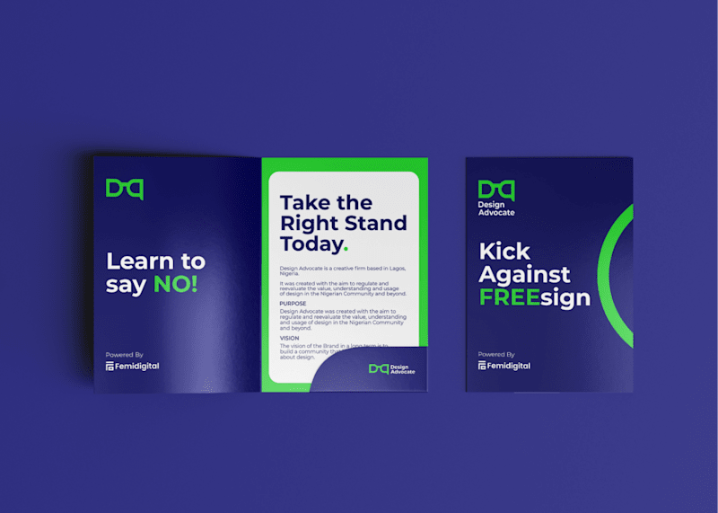 Cover image for Design Advocate Brand Visual Identity