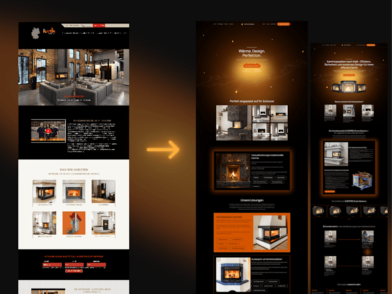 Cover image for Der Kamindoktor: Web Revitalization with Dark Mode Elegance