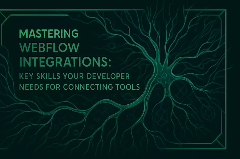 Cover image for Mastering Webflow Integrations: Key Skills Your Developer Needs for Connecting Tools