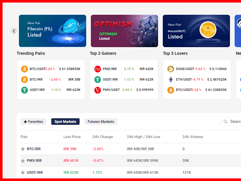 Cover image for Crypto Exchange Project