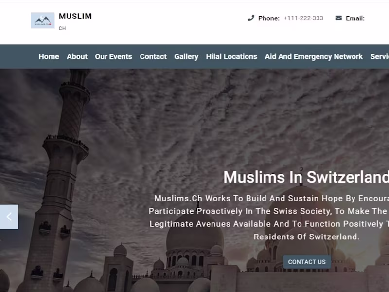 Cover image for Muslim Community Website