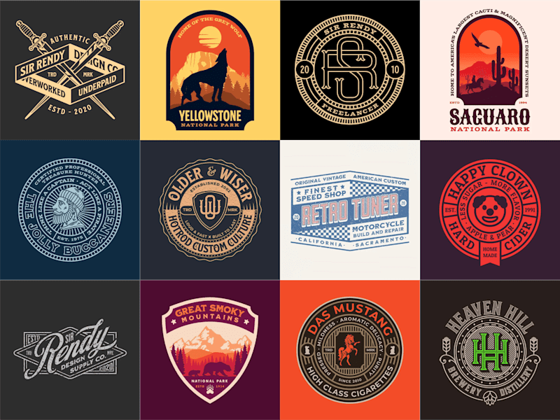 Cover image for Vintage Logo & Badge Design