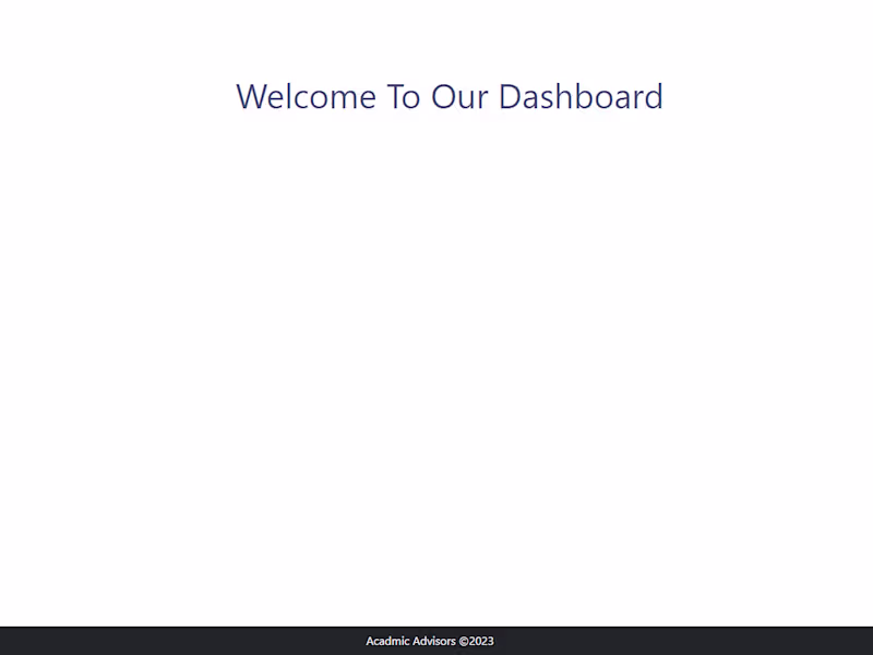 Cover image for Dashboard for a education system app