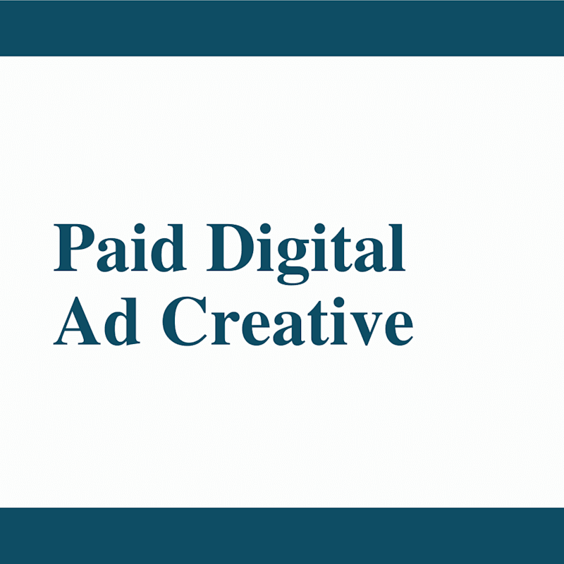 Cover image for Paid Digital Ad Creative