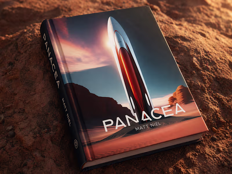 Cover image for PANACEA — Sci-Fi Book Cover Design