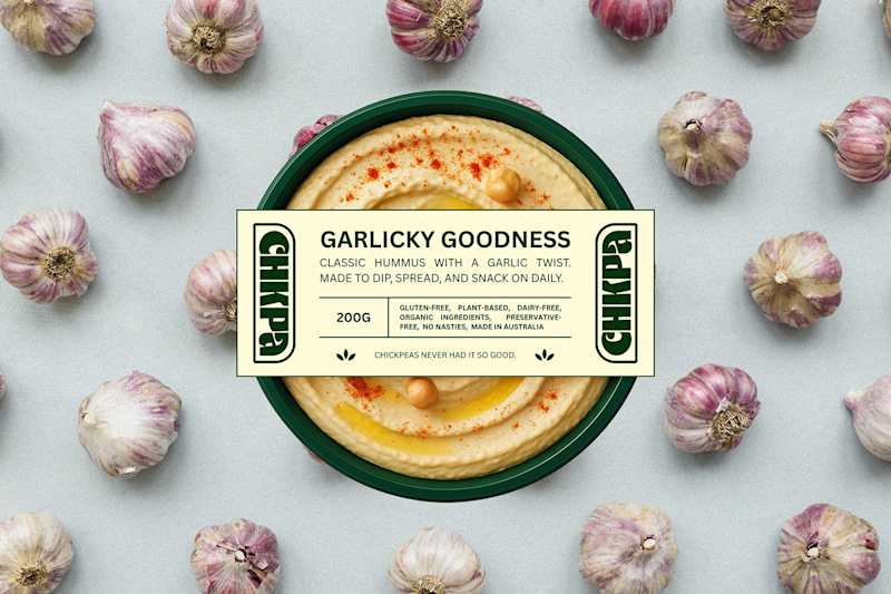 Cover image for CHKPA - A Bold, Modern Take on Hummus Branding