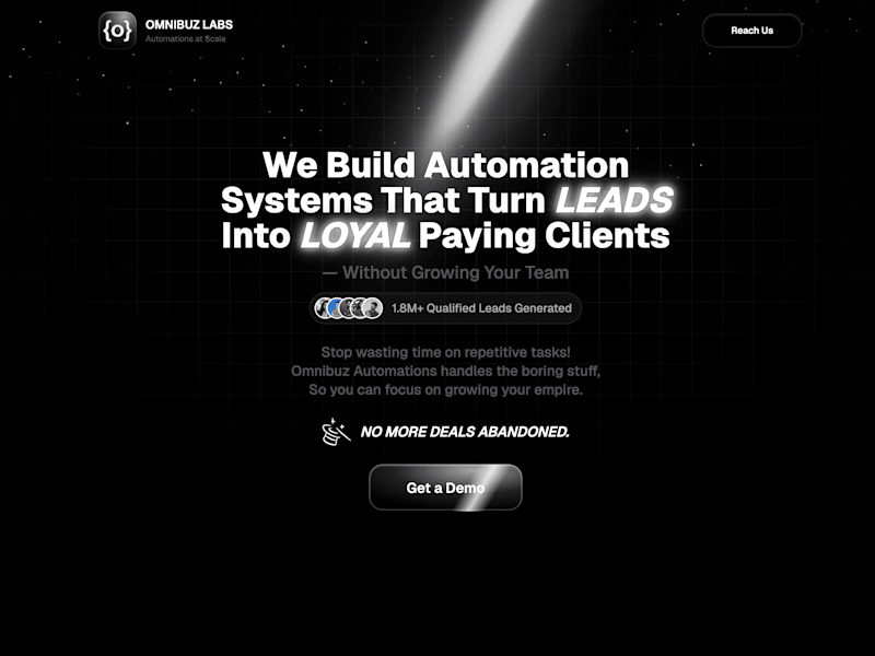 Cover image for Website Development for Omnibuz Labs