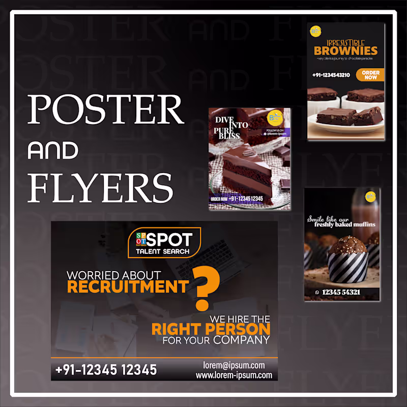 Cover image for Poster and Flyer Design