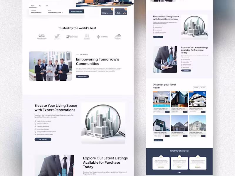 Cover image for Single Landing page with React