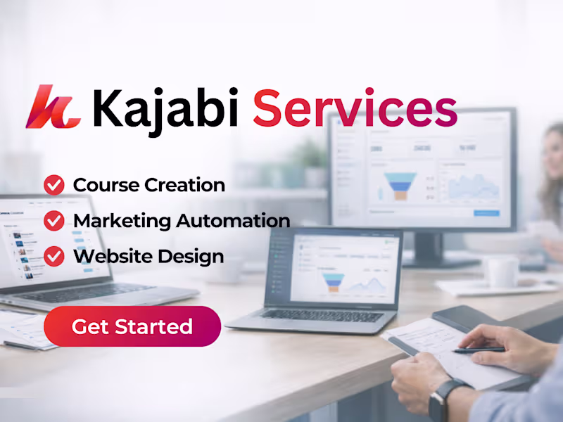 Cover image for Kajabi Expert | Course Platform Setup & Sales Funnel Design