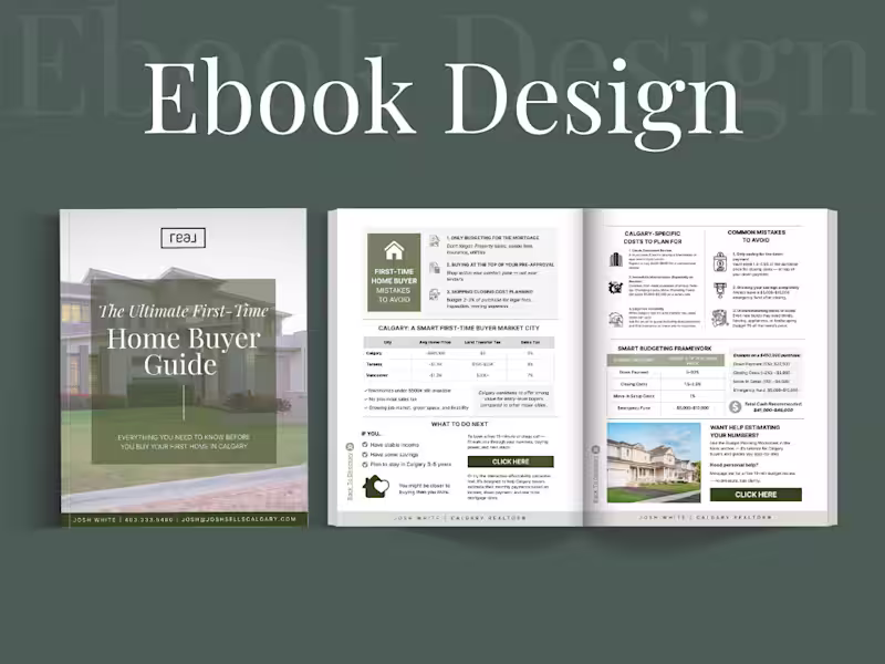 Cover image for Real Estate Ebook Guide Design