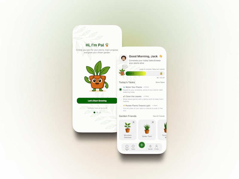 Cover image for MyPal – A Friendly, Gamified Plant Care App