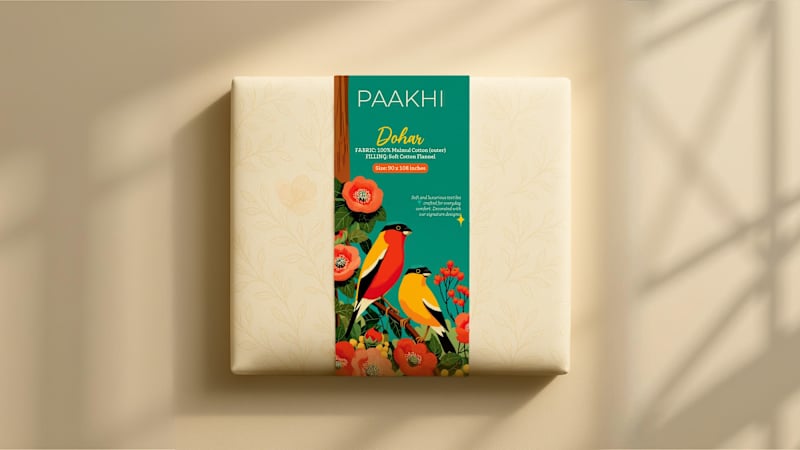 Cover image for Bedding Packaging Design | Paakhi Home