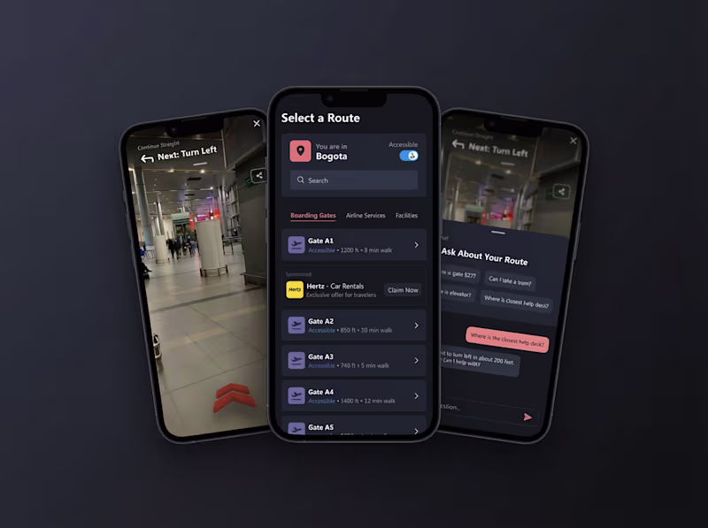 Cover image for RouteMe.ai Wayfinding Tool — Mobile AR Navigation