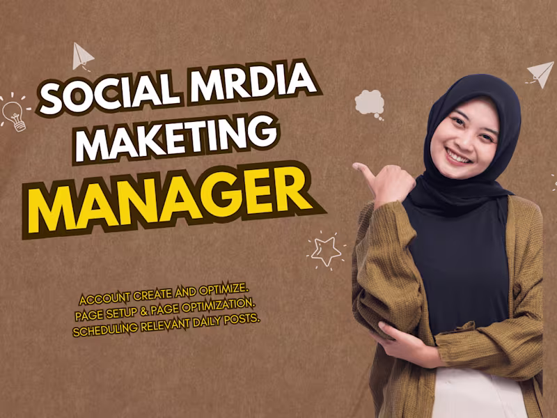 Cover image for I will professionally manage and grow your social media
