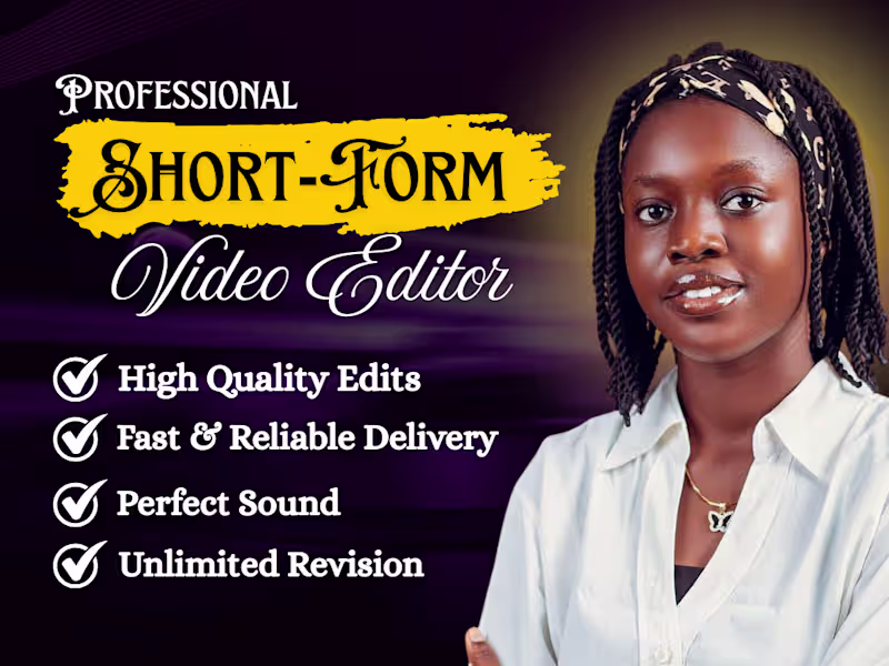Cover image for Short-Form Video Editor | Content That Drives Growth