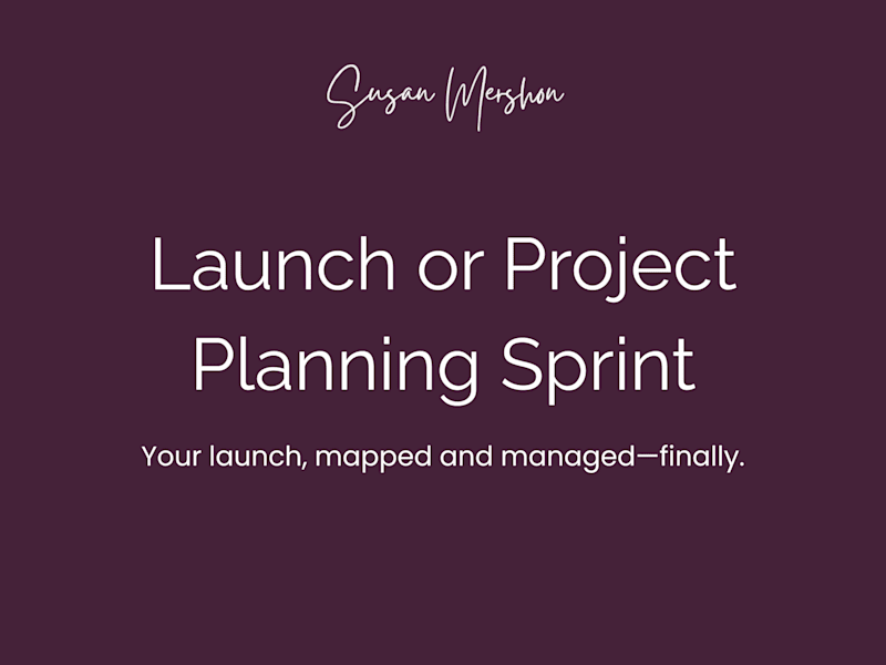 Cover image for Launch or Project Planning Sprint