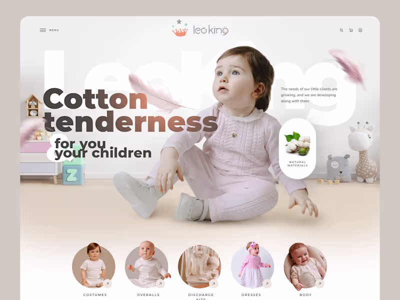 Cover image for Kids Clothing Online Store