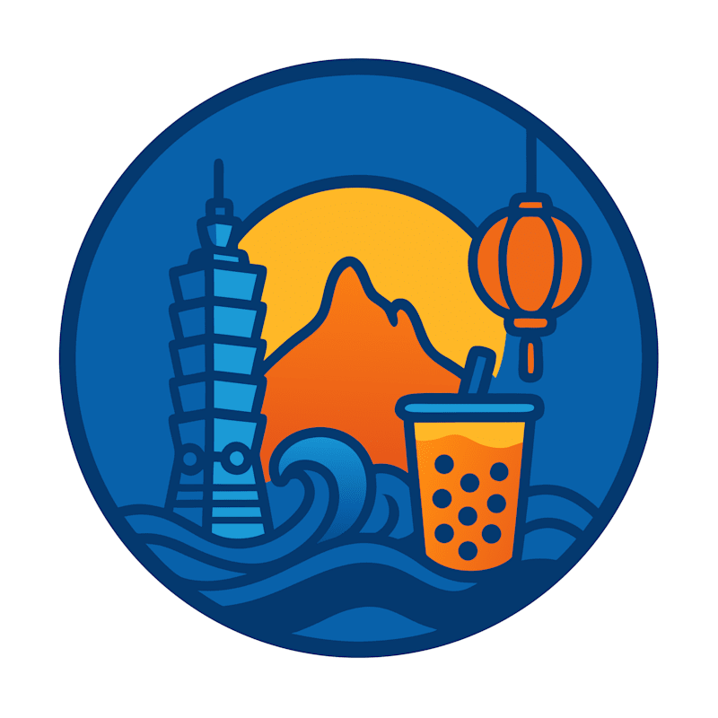 Cover image for Modern Chinese Emblem — Cartoon Flat Style